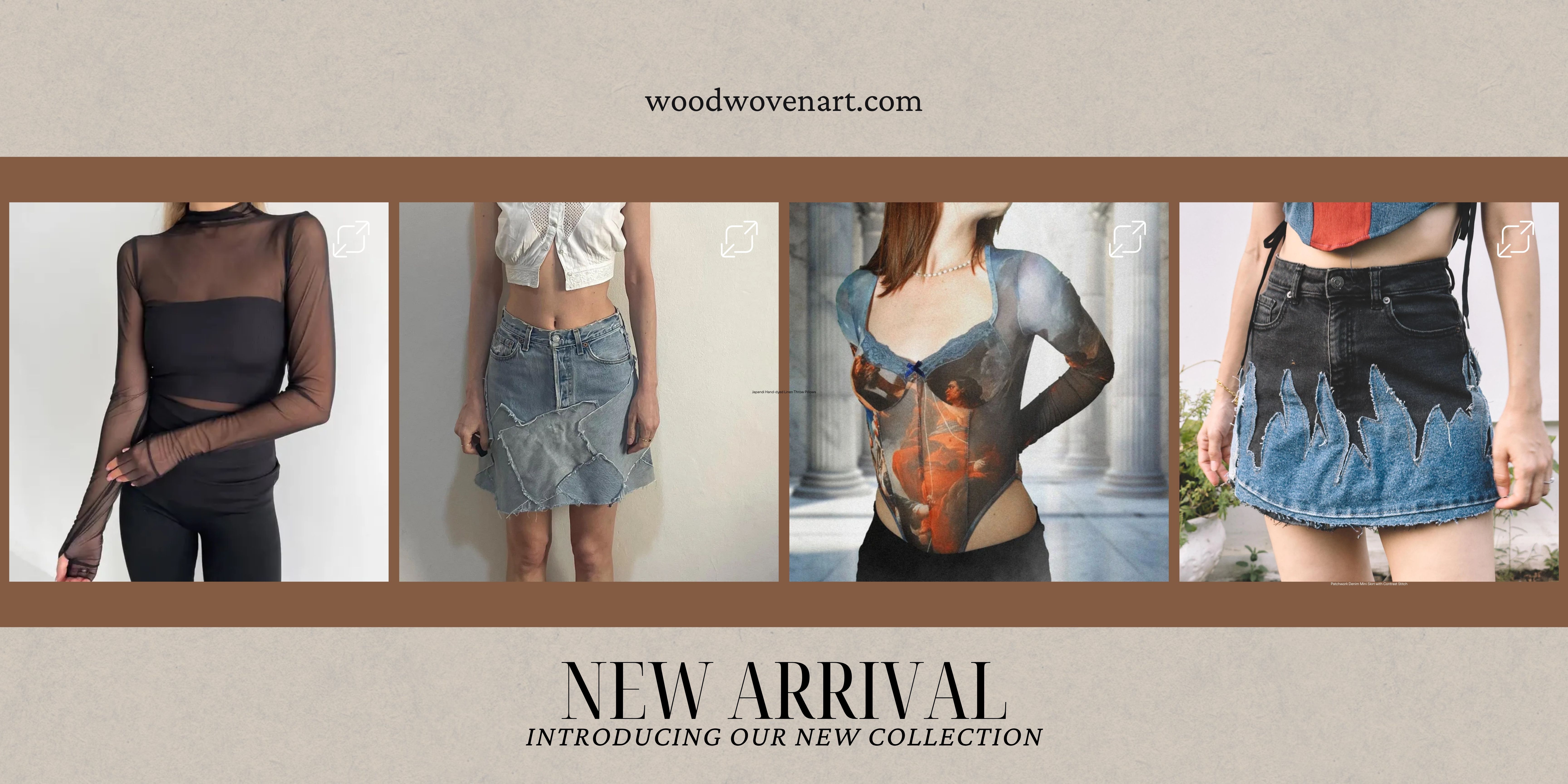 Home Page 1 - Woodwovenart wooden banner - Woodwovenart